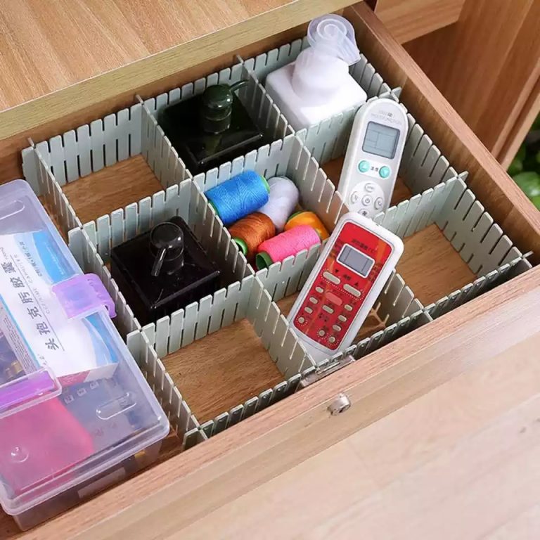 50 Séparateurs De Tiroirs Réglables 8Gnituhs - Organisateurs Adhésifs Pour étagères - 28x12cm - PVC Transparent