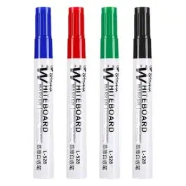 Lot de 10 marqueurs effaçables pour tableau blanc – 4 couleurs | MaellyShopping